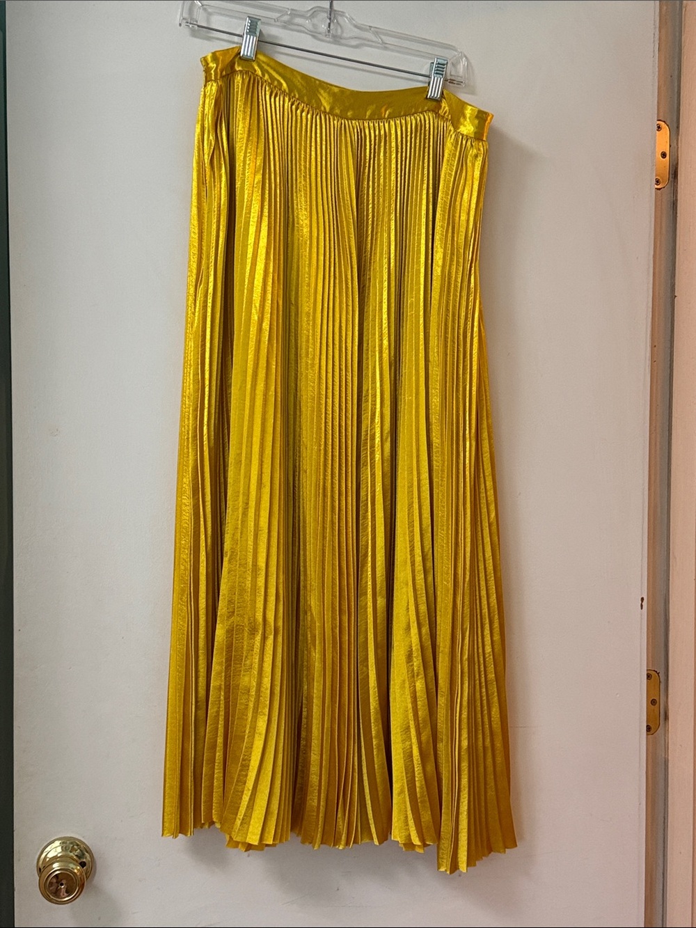 Ulla Johnson Rami Sunsprite Pleated Midi Skirt - Picture 3 of 8